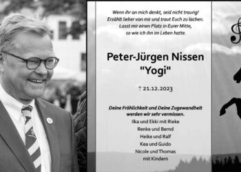 Peter Jürgen Nissen Traueranzeige